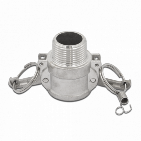 KOPPLER INOX Ø 1" 1/2 TYP B...