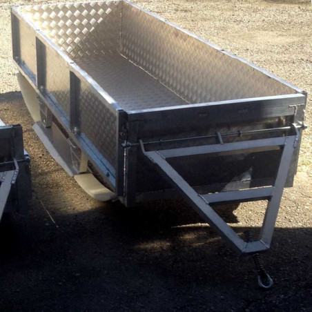 SCHNEEMOBIL SCHLITTEN GM 2,50 M MIT RIDALS HT: 40 CM (OHNE LÄUFER)