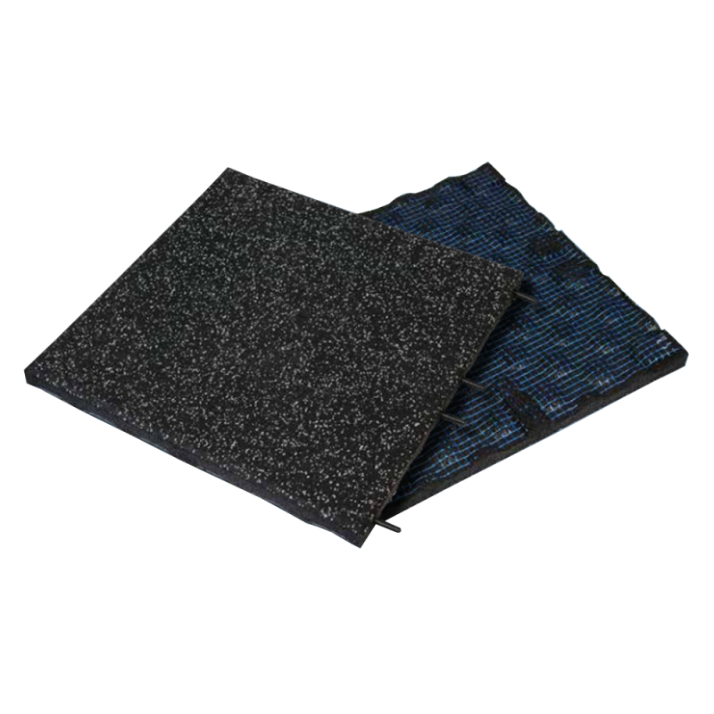 ID ICE TILE WITH DELINEIGE SURFACE DARK GREY/BLACK EP.30mm
