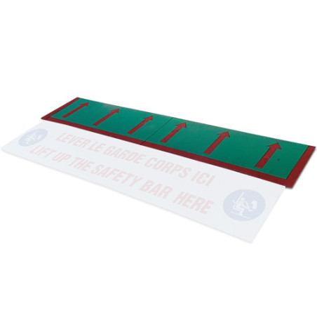 PLAQUE FLECHES 4PL Fond...